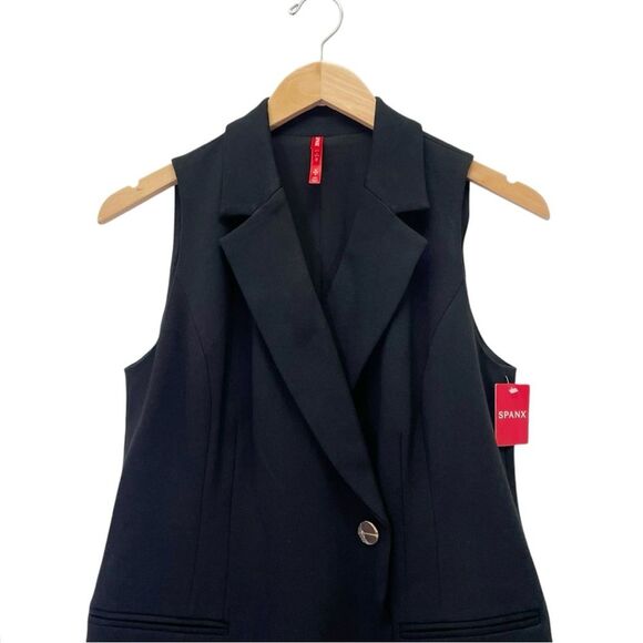 NWT Spanx The Perfect Vest Dress in Classic Black Size Small Classic Career New - Picture 7 of 13